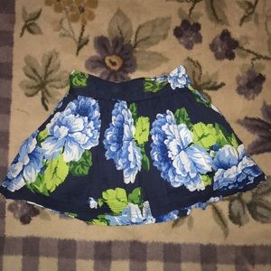 Flower mini skirt